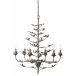 Blooming Iron Chandelier, Rust