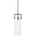 Cambrai Brass & Glass Pendant, Large