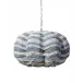 Clamshell Blue Chandelier Extra Large