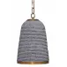 Creekside I-Light Beaded Pendant, Slate Blue