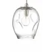Dimpled Glass Pendant, Clear