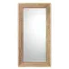 Evergreen Braided Seagrass Rectangle Mirror, Natural