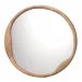 Organic Mango Wood Round Mirror