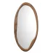 Organic Mango Wood Oval Mirror