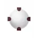 Quadrant Round Mirror