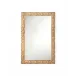 Relief Wood Carved Rectangle Mirror