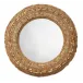 Strand Wood Beaded Round Mirror, Natural