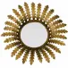 Elouise Metal Mirror, Antique Brass