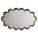 Scalloped Steel Mirror