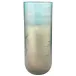 Vapor Hand Blown Glass Vase, Aqua