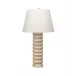 Abacus Mango Wood Table Lamp Natural