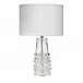 Tall Ribbon Table Lamp Clear Glass