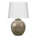 Vagabond Table Lamp Brown Reactive Glaze Ceramic