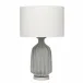 Frosted Glass Table Lamp, Grey