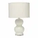 Bubble Ceramic Table Lamp, Cream