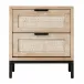 Reed 2 Drawer Side Table