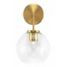 Reese Glass Wall Sconce, Brass