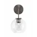 Reese Glass Wall Sconce, Gunmetal