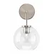 Reese Glass Wall Sconce, Silver