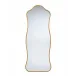Aurora Floor Arch Mirror - Antique Brass