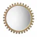 Brighton Round Wood Mirror, Natural