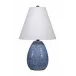 Raindrop Ceramic Table Lamp, Blue