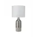Varnish Ceramic Table Lamp, Silver