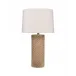 Albi Ceramic Table Lamp, Brown