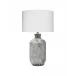 Blaire Ceramic Table Lamp, Grey