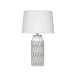 Dalia Ceramic Table Lamp, White