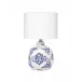 Ruby Ceramic Table Lamp, Blue