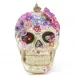 Floral Skull Ornament