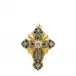2024 Cross Glass Ornament