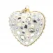 Bejeweled Opal Heart Ornament