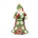 Floral Santa Ornament