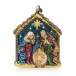 Holy Family Glass Ornament