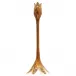 Ambrosius Tulip Brown Candlestick Holder Tall