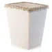Esther Opal Bejeweled Trash Bin