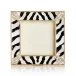 Zebra Striped Pave Corner 2" Square Picture Frame