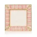 Leland Pave Corner 2" Square Picture Frame Pink