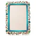 Emery Bejeweled 4" x 6" Picture Frame Peacock