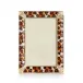 Leopard Spotted Pave Corner  4" x 6" Picture Frame