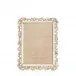 Leslie Bejeweled White Opal Frame 5" x 7"