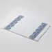Ca' d'Oro White/Blue Lace 20" x 28" Bath Mat