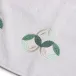 Madama White/Green Embroidered Bath Towels