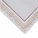 Masai 16" x 20" Rect Placemat - White Linen/Beige Embroidery