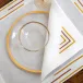Namaste White/Mustard-Rust Embroidered Table Linens