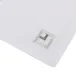 Tibet 19" Square Napkin - White Linen/Grey Embroidery