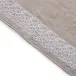 Olimpia Grey Terry/White Lace Bath Towels