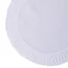 Bali 16" Round Placemat - White Linen/White Embroidery